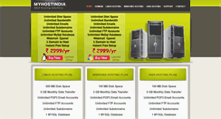 Desktop Screenshot of myhostindia.com